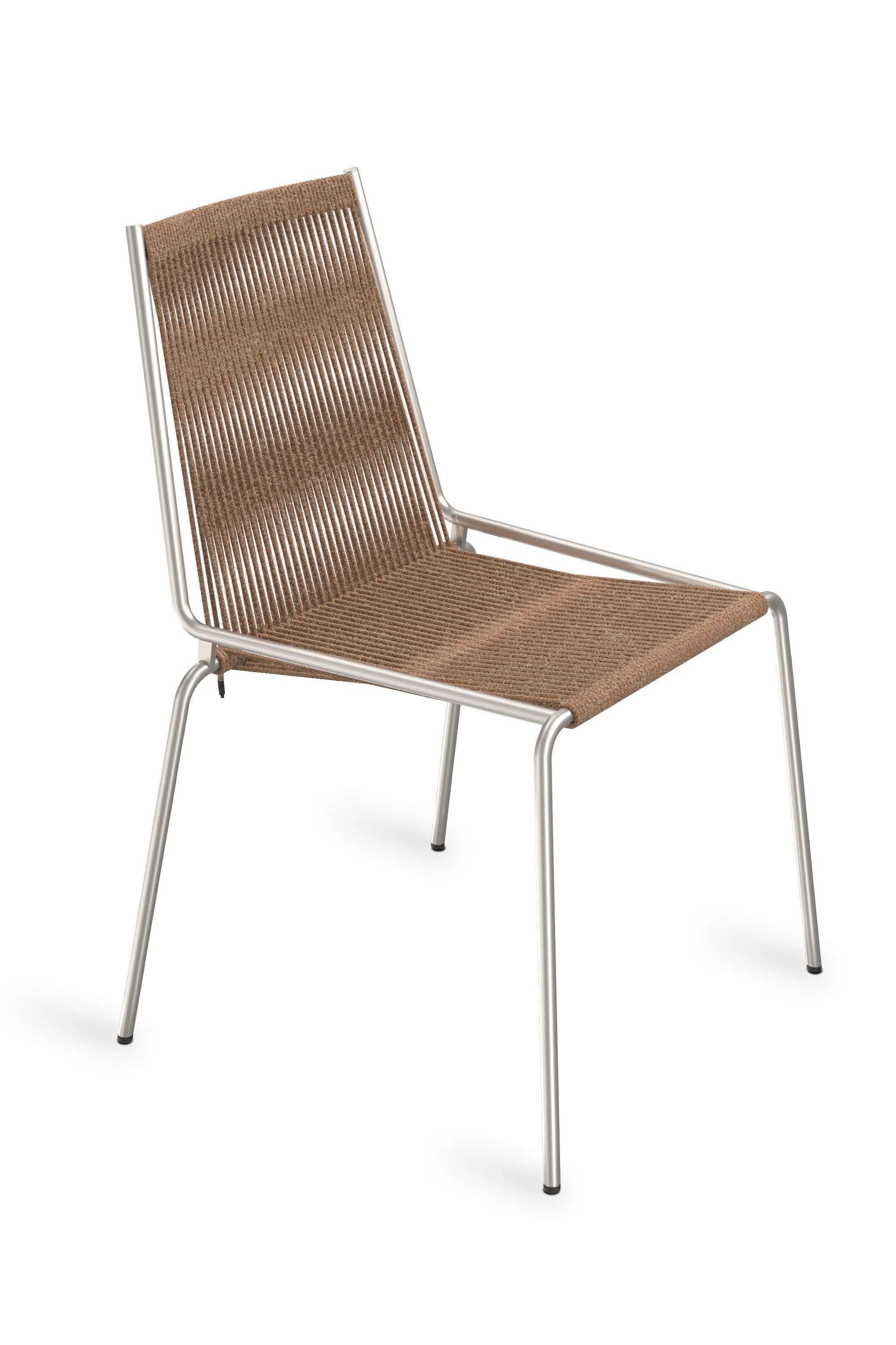 Noel Chair, Steel/Brown Wool - EU Ecolabel Certified — Thorup